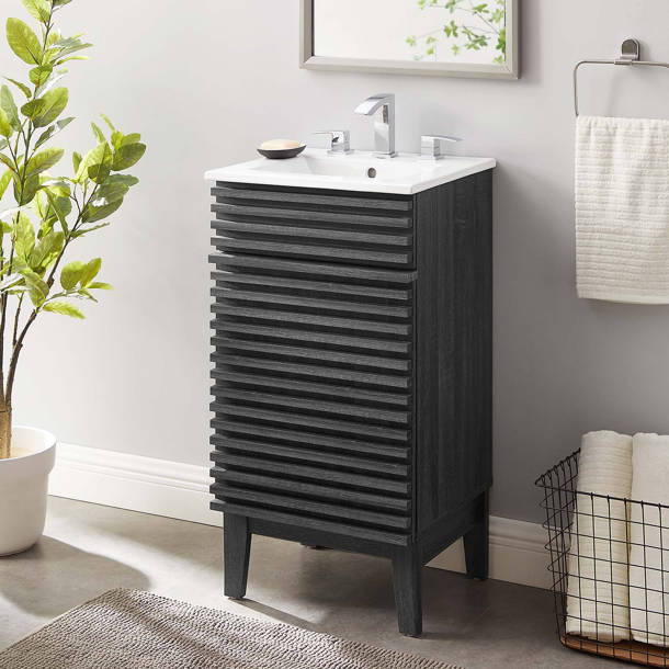 Winston Porter Render 18" Bathroom Vanity Cabinet | Wayfair